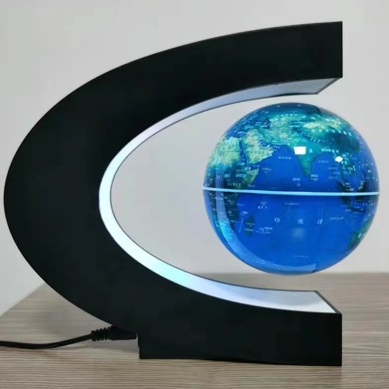 LED Party Floating Magnetic ABS Levitation Globe Lorld Map Electronic Antigravity Lamp Novelty Light Home Decoration Birthday L