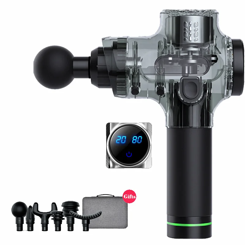 Electric Deep Tissue Vibration Body Muscle Sports Massage Gun Booster Impulse Percussion Fascia Gun