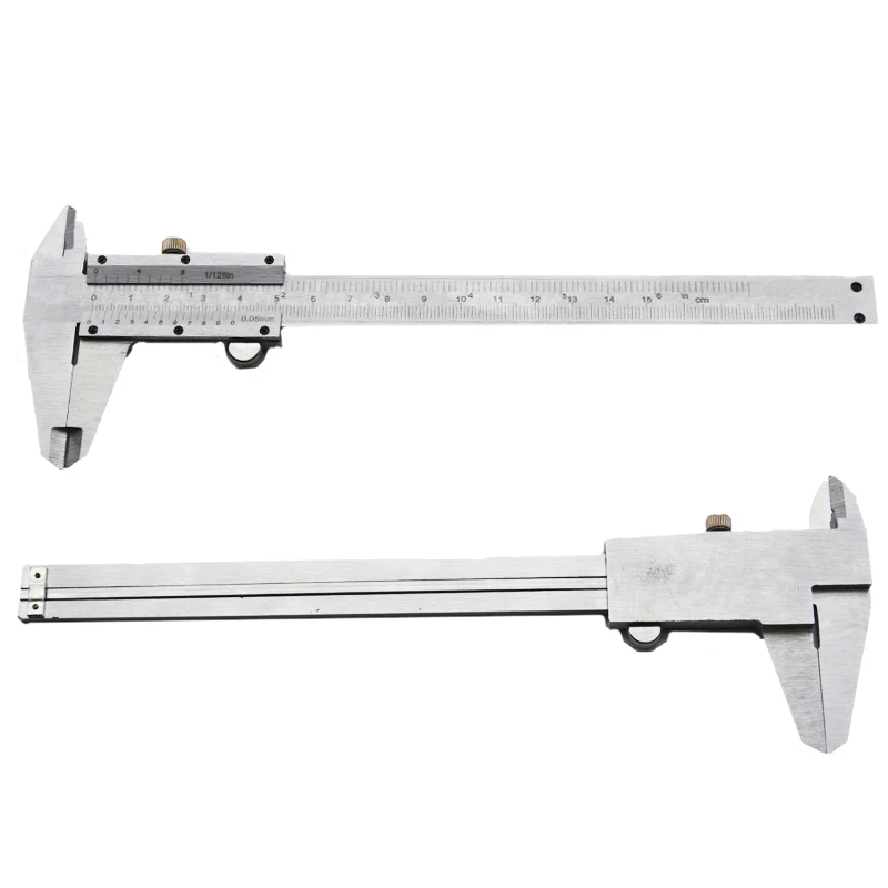 Metal 0-150mm/0.05mm Carbon Steel Vernier Caliper Gauge Micrometer Measuring tool Instruments calipers