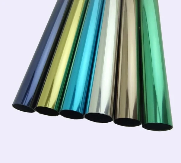 Thermal Insulation Anti UV Solar Blocking Privacy Protection One Way Glass Reflective Glass Foil Window Tint Decorative Film