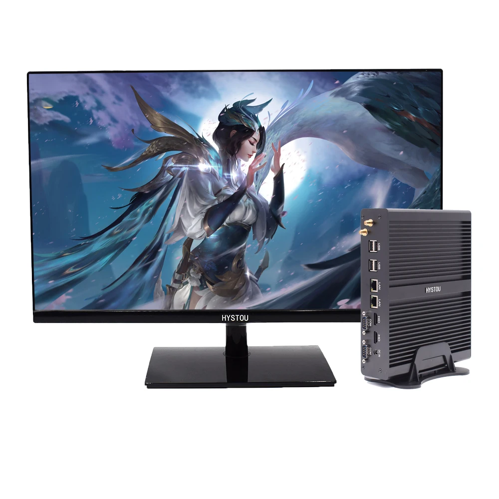  HYSTOU игровой мини-ПК Core i7 10510u 256G ПК настольный компьютер с