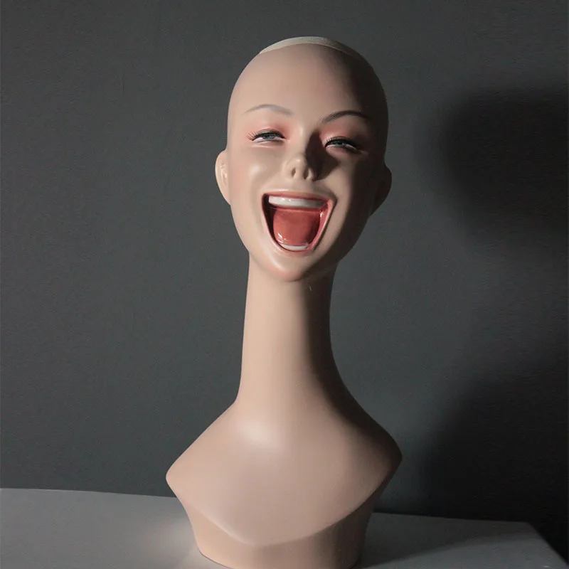 Female Mannequin Head  for Display Manikin Head for Wig Jewelry Makeup Hat Sunglass Display