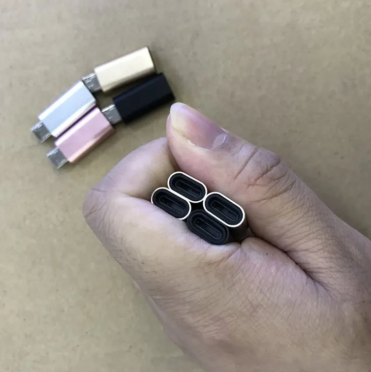 Металлический сплав адаптер для iphone женский type-c male типа c к 8pin переходник с внутренней резьбой