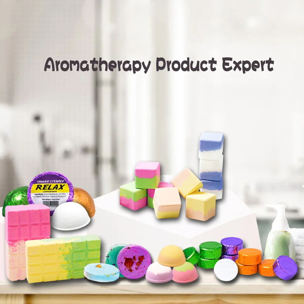 Private Label  Natural Cheap Hotel Aroma Essential Oil Organic Baby Kids Bath Color Tablets Soap Bomb For Body