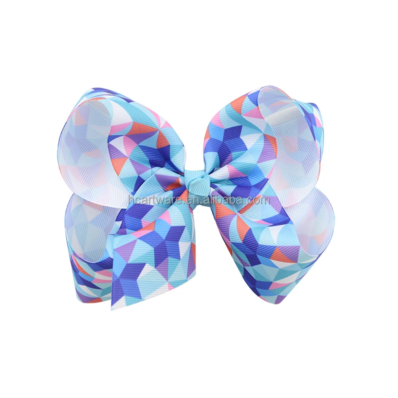 HCArtware Amazon Hot Sale Dream Three-Dimensional Pattern Hair Bow 8 Inch Encanto Girls Boutique Ribbon Hair Clip