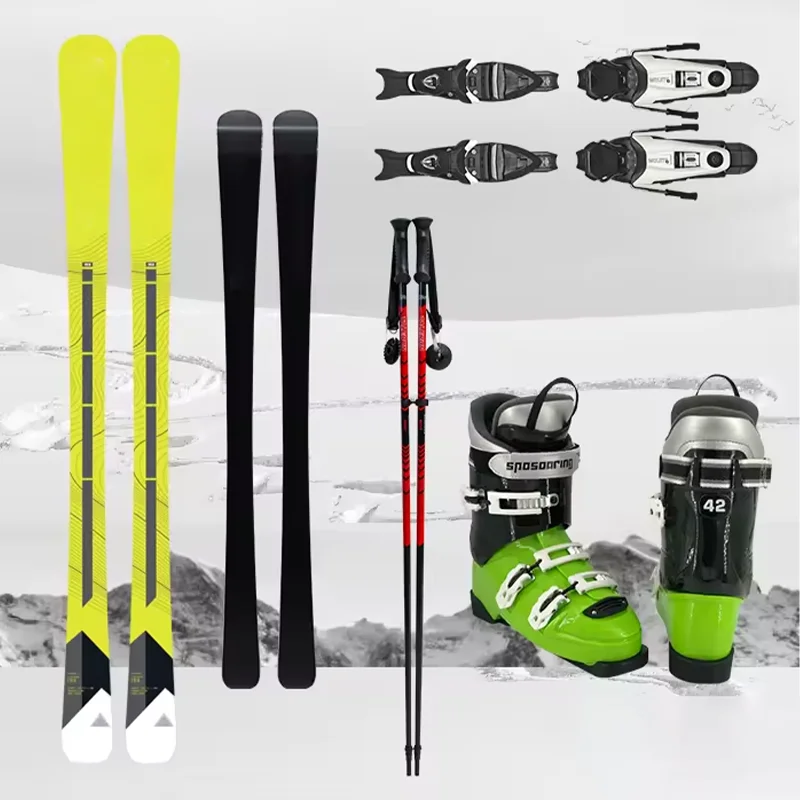 Wholesale price  imported   wood core  mountain alpine skiing  skis and snowboard