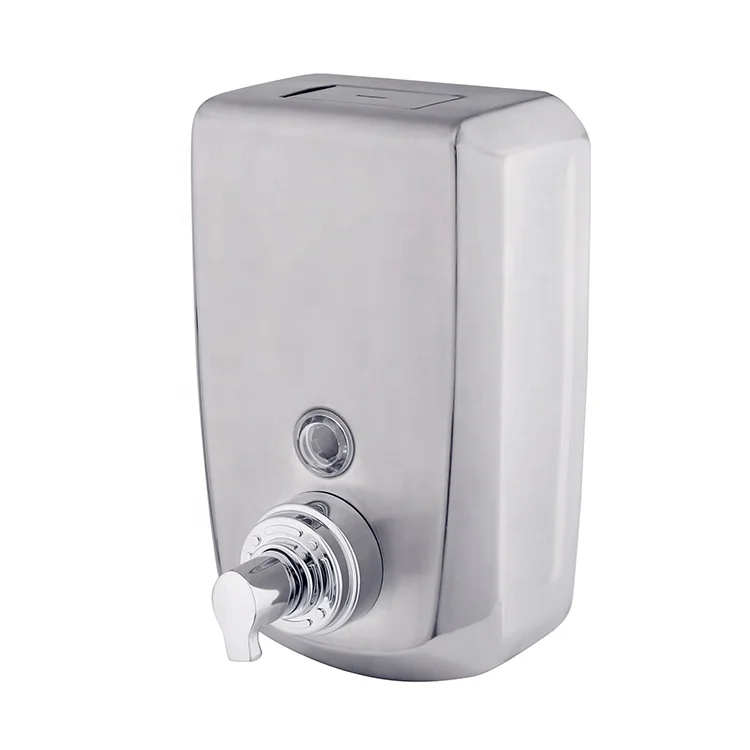 304 Stainless Steel Wall Touch Soap Dispenser Metal Foaming Hand Soap Dispenser Pump