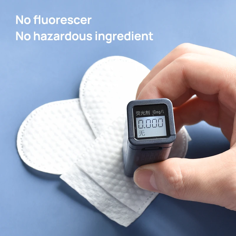 YoYoSoft Manufacture Sell Private Labeling Unbleached Pure Cotton Pads Disposable Pocket cosmetic Pad 75pcs