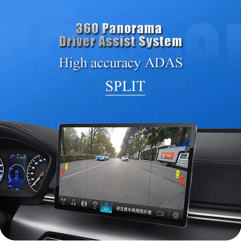 New 3d 360 degree bird view system with ADAS system support BSD LDW MOD RCTA 360 car camera panorama with adas 360 CAR camera
