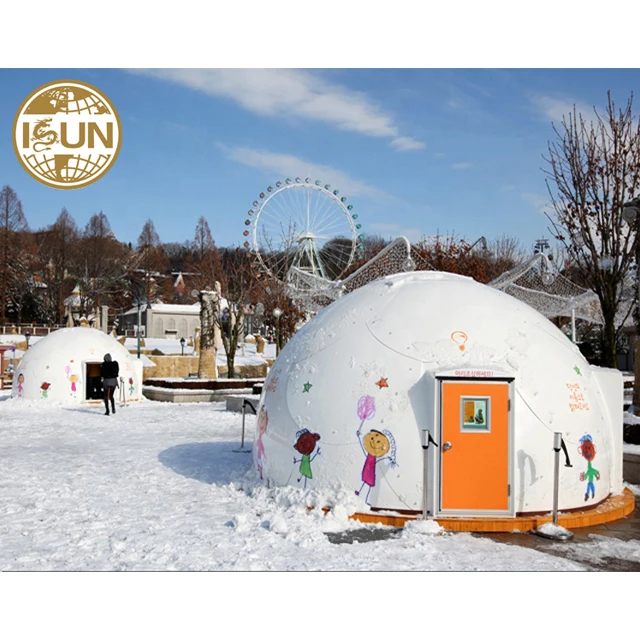 sale dome House outdoor camping Eps luxury Foam Prefabricated Dome House for Sale