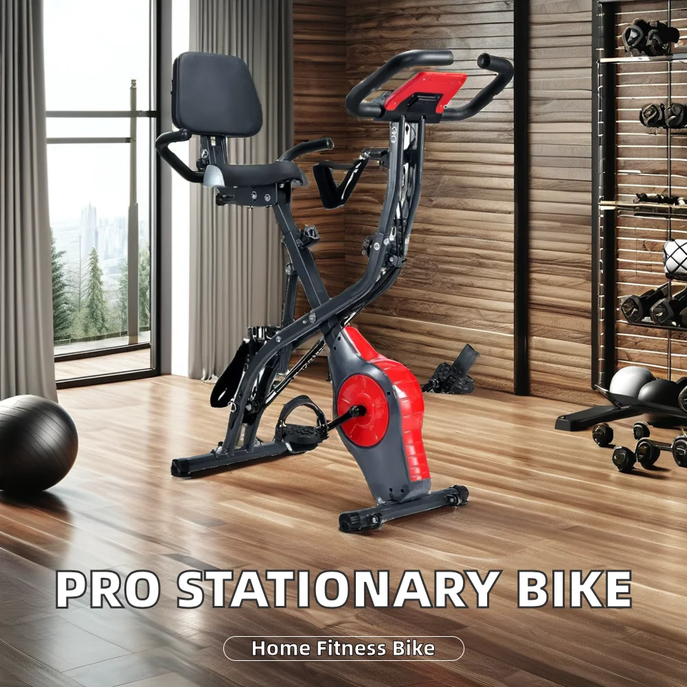 Professional Stationary Steel Bicycle for Gym and Home Indoor Exercise Spin Bike with Magnetron Control & Magnetic Brake System