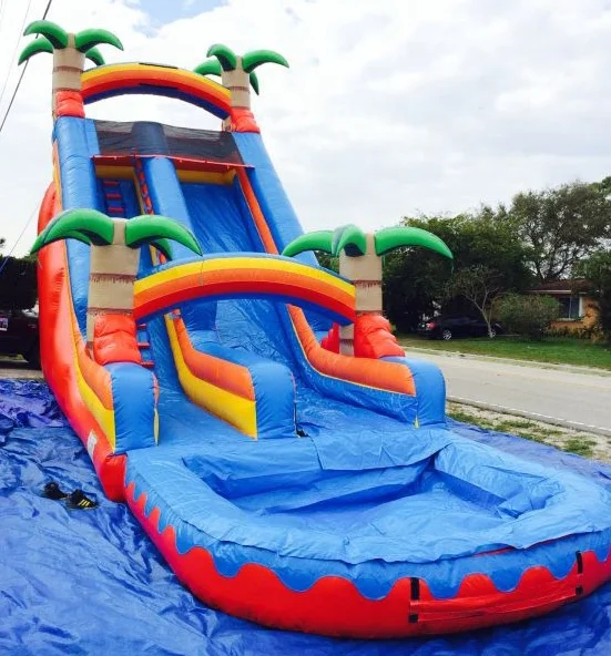attractive buy big water slides for sale with splash pool