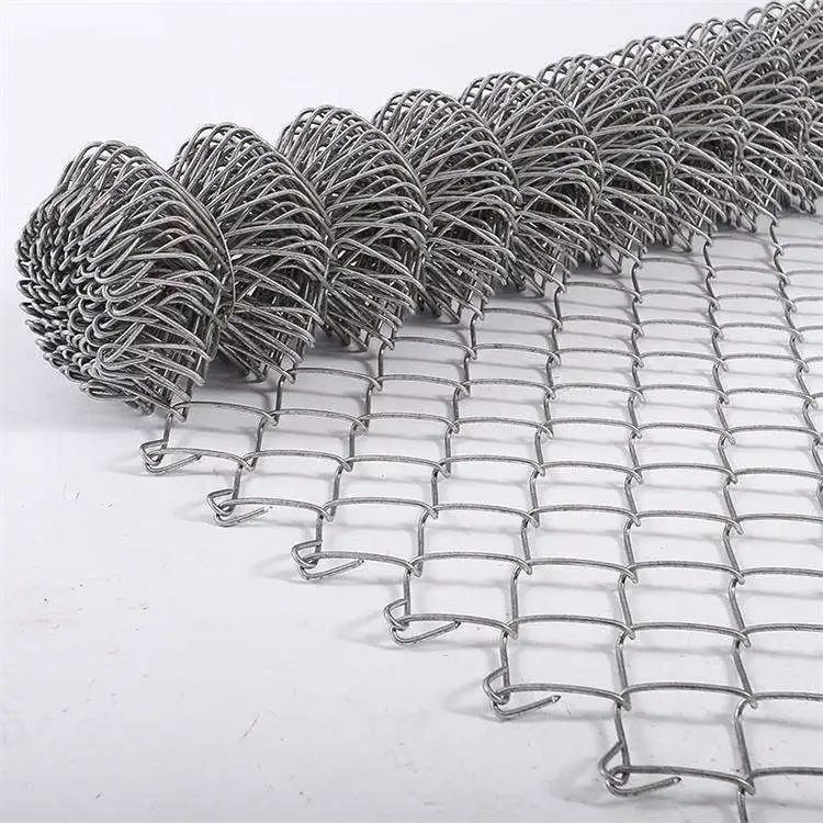 Factory Direct Sale Metal Chain Link Fence with Wire Durable Chain Link Fence  steel wire galvanized chain link fence