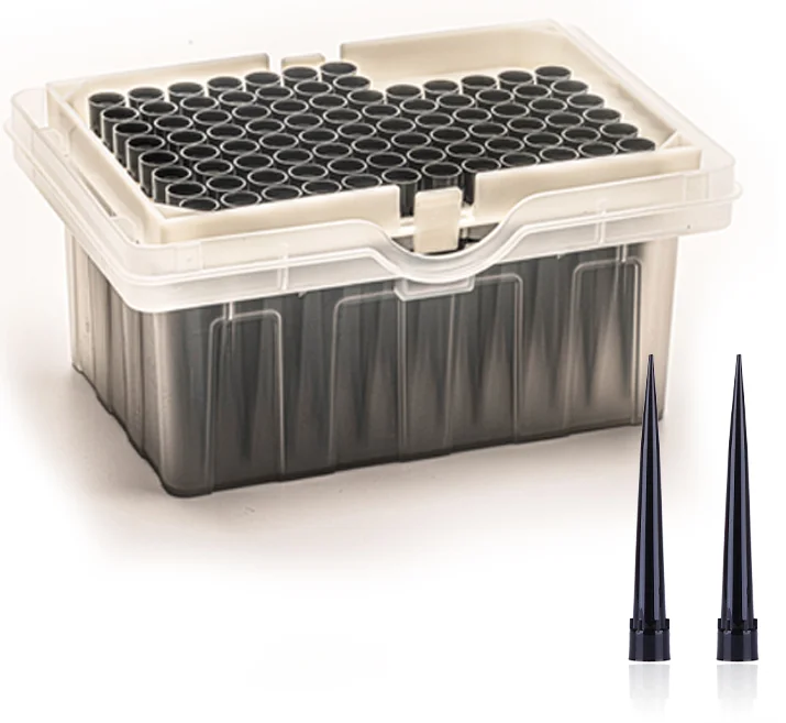 Black Conductive Automatic 200ul Sterile micropipette PP Material Pipette Tips For TECAN Automated Liquid Handler