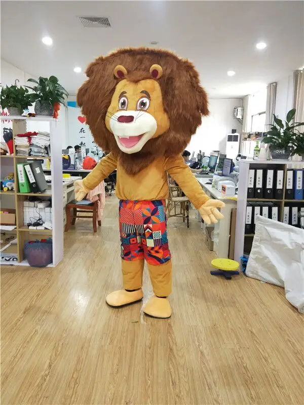 
factory direct sell customized lion mascot costume for adult 