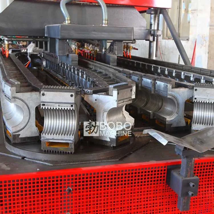 Electric high speed plastic corrugated pipe double wall extrusion machine