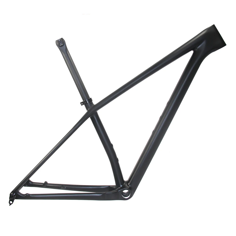 Super Light T1000 Carbon Fiber Mountain Bike Frame 29er Boost Hardtail MTB Frameset With Seatpost