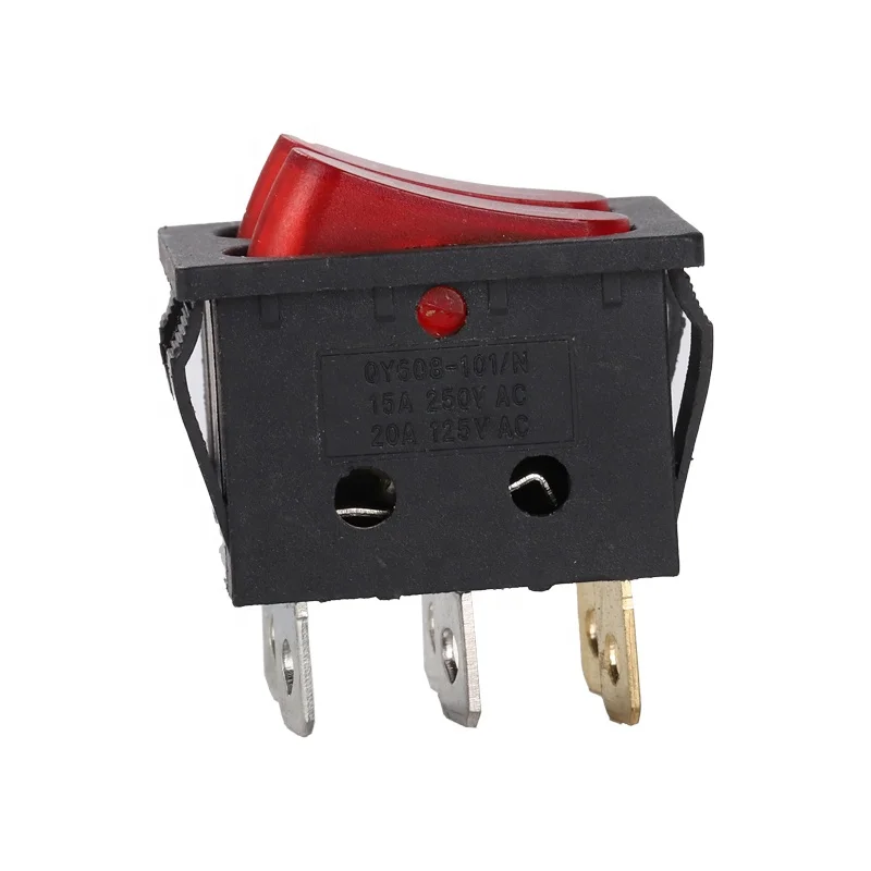 Factory KCD9 15A 250V 20A 125V  6 Pin waterproof Electrical Rocker Switch for Home Appliance Electric Button