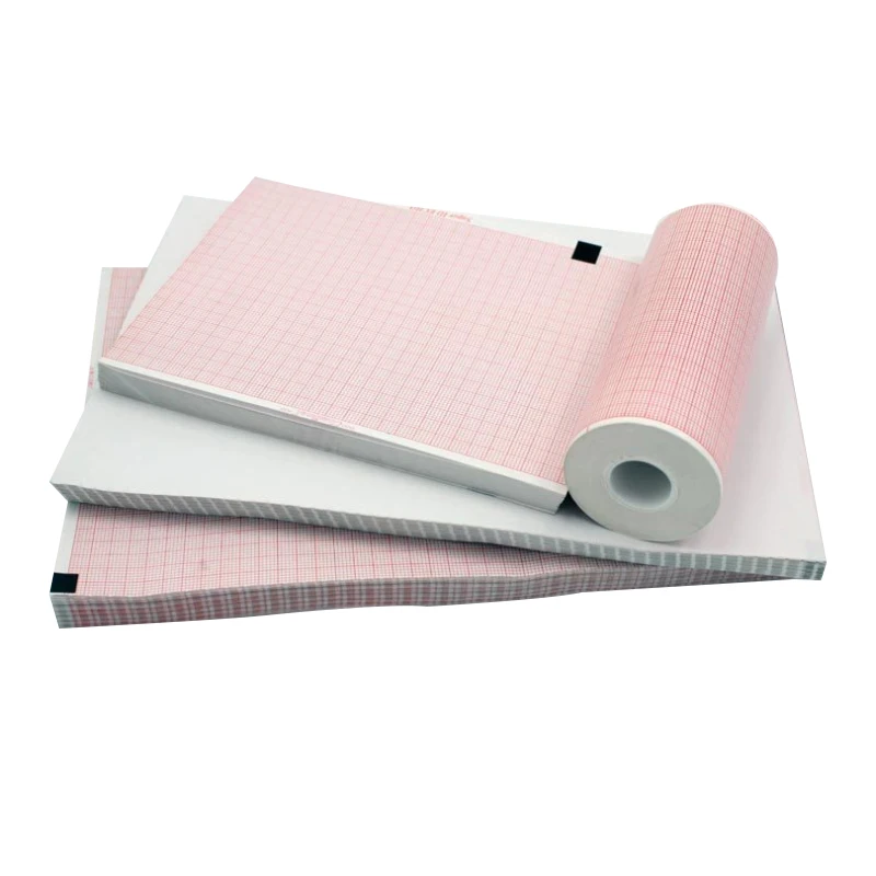 ECG Thermal Medical Paper Rolls 80mm*20m 110mm x 20m 210x140 z Fold Hospital Medical Recording Paper