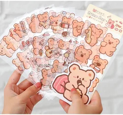 Creative Cute Cartoon Sticker rabbit and Bear Sticker Diary Fun Decoration Sticker