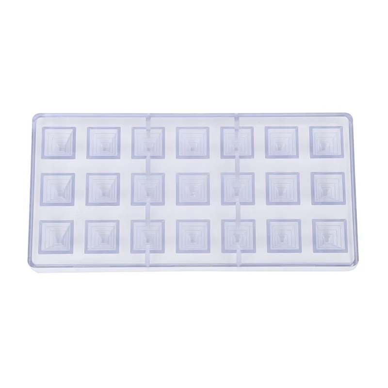 Hot selling Chocolate Mold Polycarbonate Candy Bar Mold Fancy Bars DIY candy clear Chocolate Mould