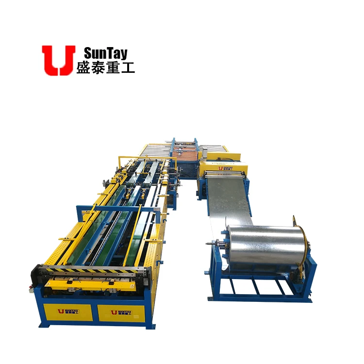 Air ventilation square/rectangular hvac duct U shape forming production line machine