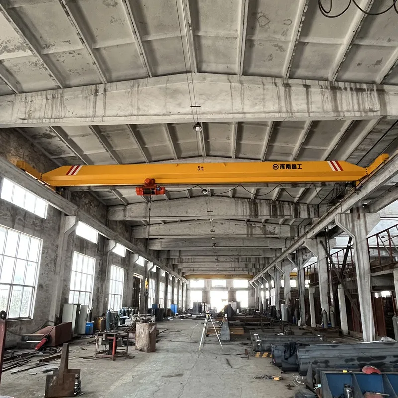32t single beam travelling hanger overhead bridge crane for lifting rebar