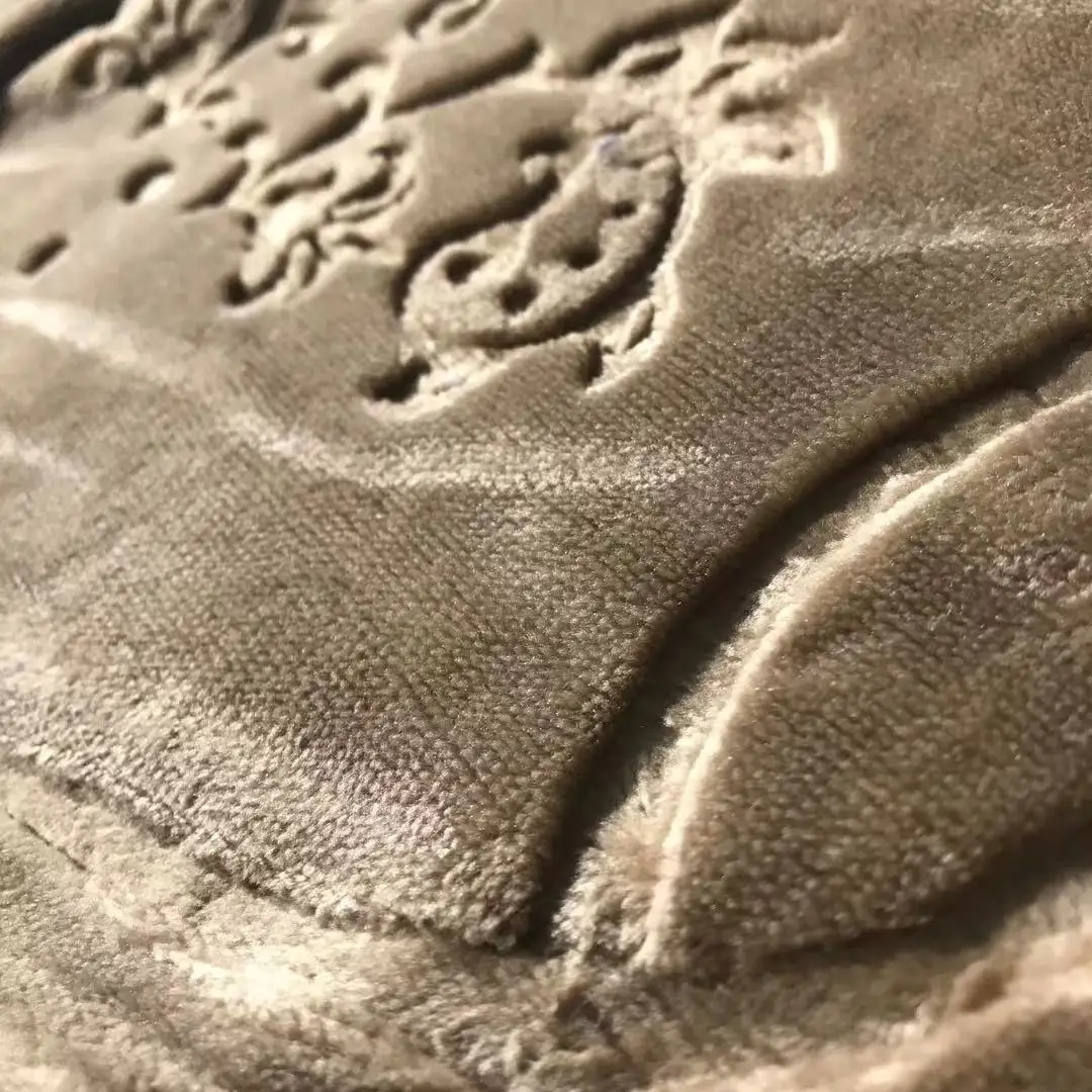 Pakistan Indonesia Export hot sale 3D embossing upholstery flannels fabric