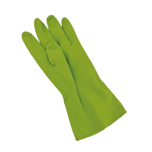 
Wholesale 85g Flocklined Diamond Grip Green Nitrile Working Gloves 