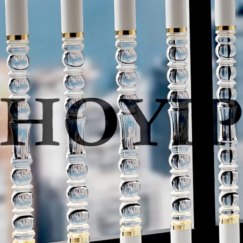Treppenstufen aus Acryl Pmma China hot sale stainless steel 304 gold or silver for acrylic baluster staircase handrail