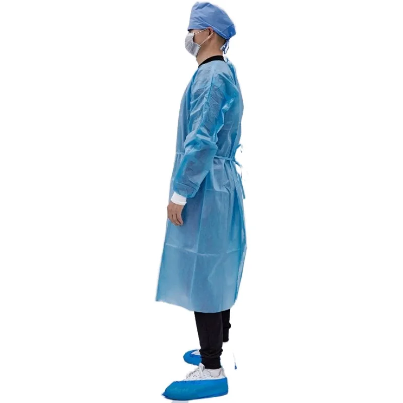  Reinforce Protective EN13795 Isolation Gowns AAMI Level 2
