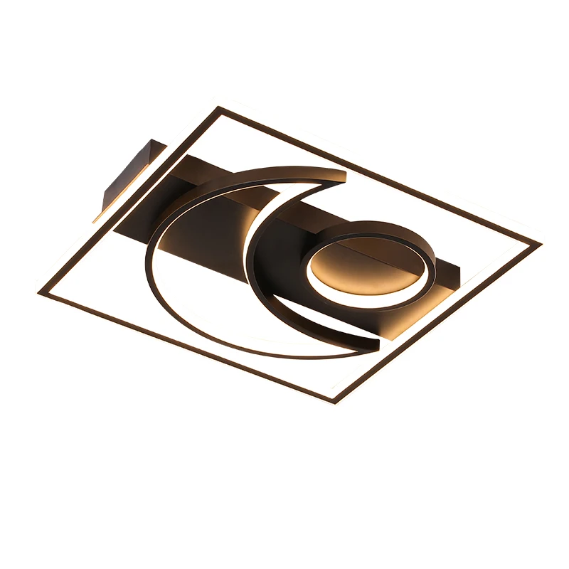 Royaleyes современный новый дизайн освещение Led Для Гостиная Спальня Кабинет белый/черный люстра