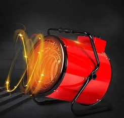 Electric heater with fan