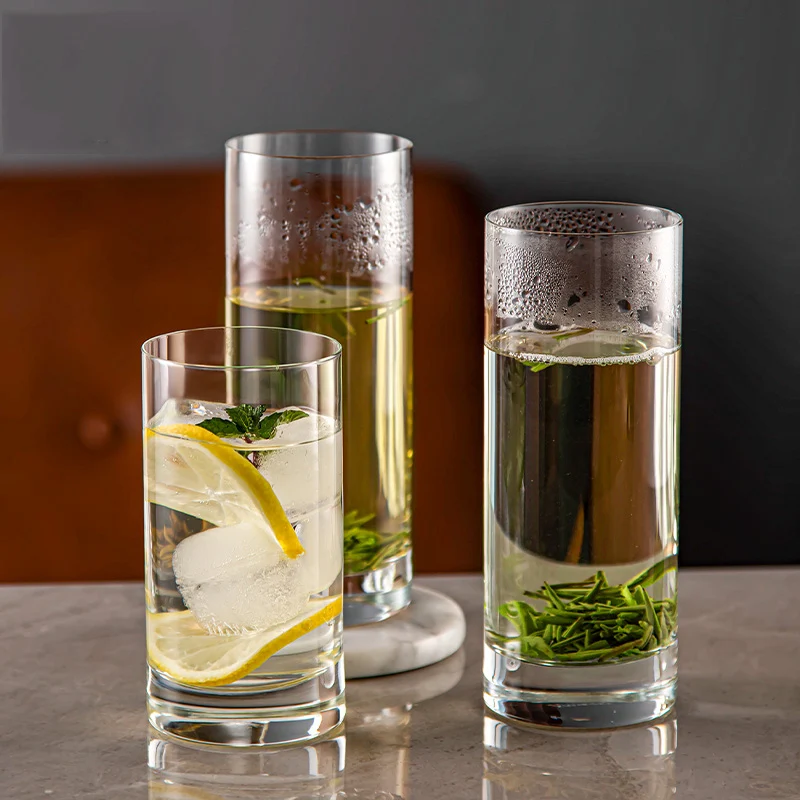 ice tea glassware highball beverage glasses cocktail glass mojito cup custom straight collins glass