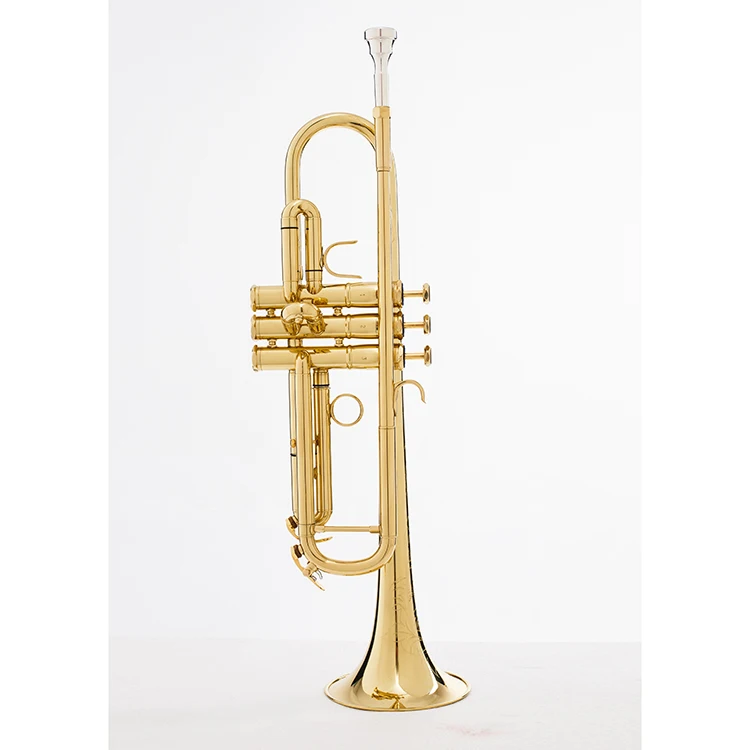 Factory Direct Selling Popular Musical Instrument Lacquered Brass Trumpet