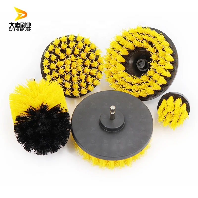 Electric drill carpet cleaning brush for home use