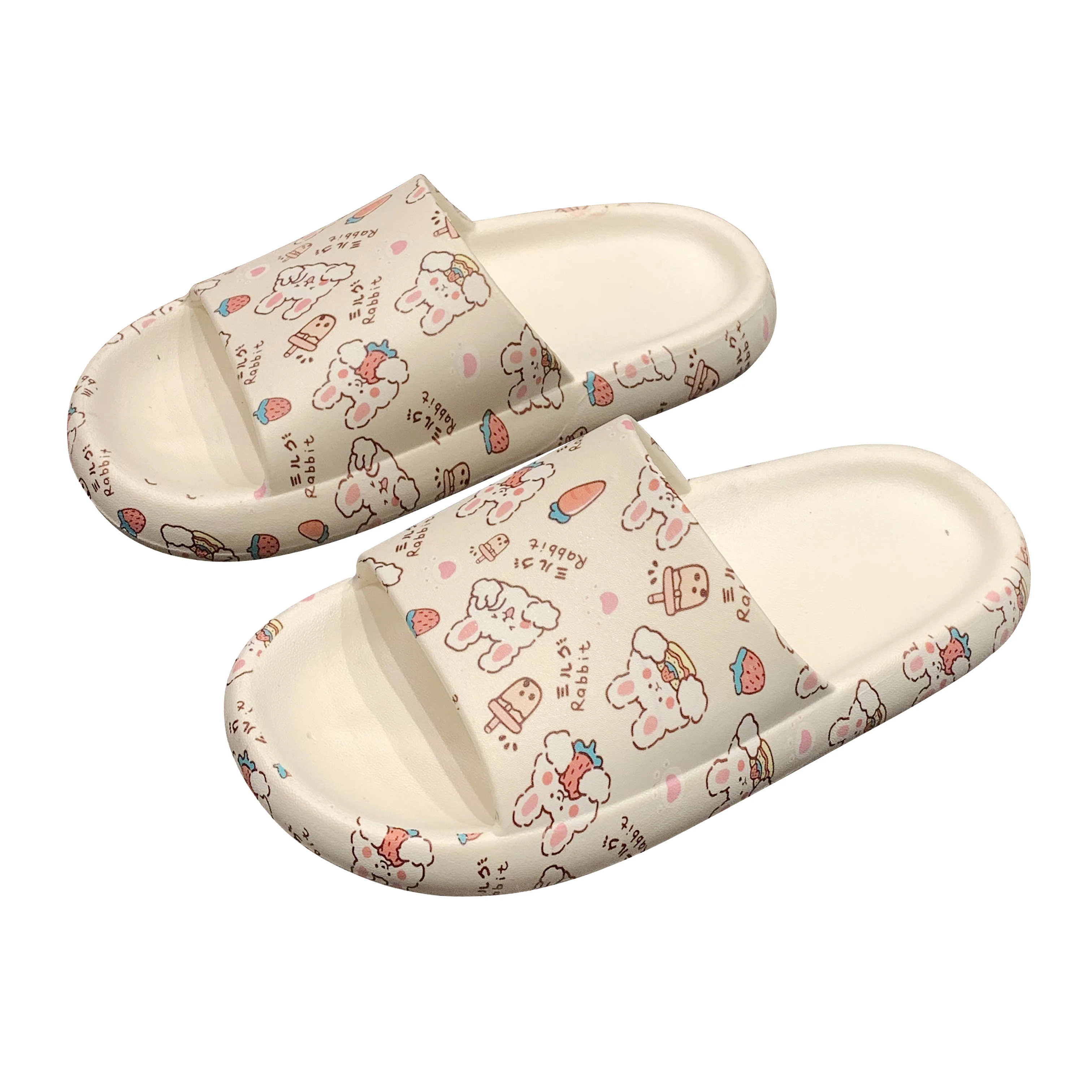 Tawana factory hot sell slippers slides for Women cartoon animals  bear rabbit Open Toe  indoor beach Sandals slippers