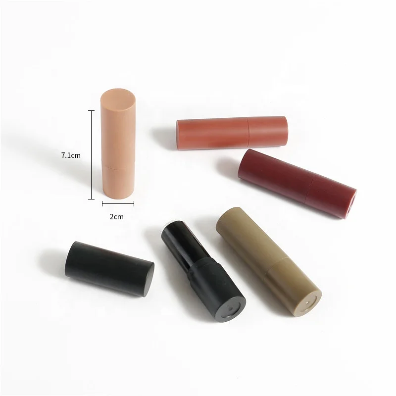
Custom Empty mini round Lipstick container Lipstick Tube Empty Lip balm Tube packaging 