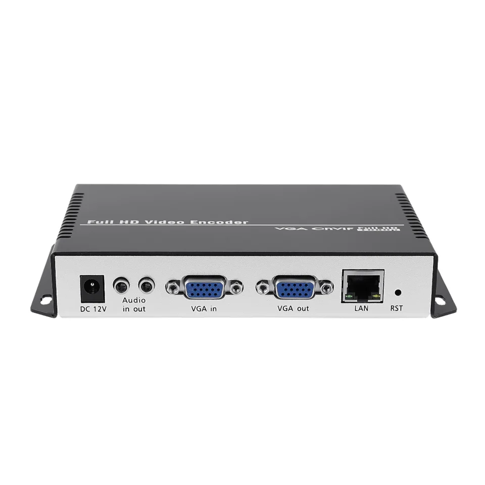 HD H.264 H.265 VGA-ip кодер потока видео аудио rtmp srt hls m3u8 потоковый кодер потокового вещания