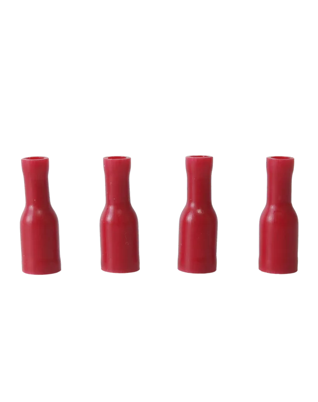 FDFD1.25-110 A.W.G22-16 Fully insulated red copper brass PVC automatic crimp vinyl tin female wire connector terminal