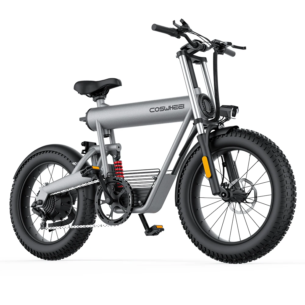 COSWHEEL T20 EU US Warehouse CE 500w 2 Disc Brake Electric Moped Electric Bicycle E Bike Electric City Bike