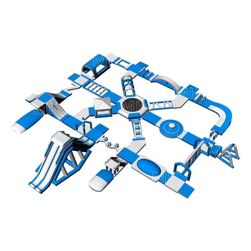 Hot sale Customized New Design commercial inflatable aqua park sport park water obstacle course floating water park