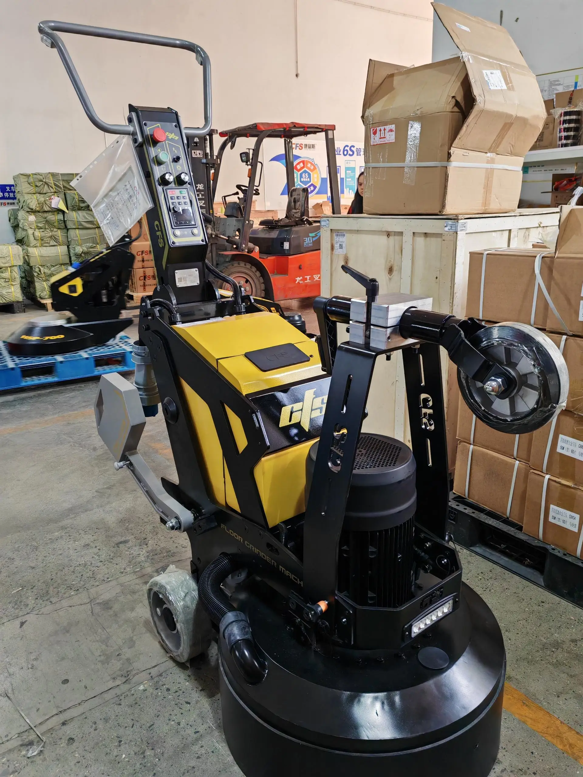 Hot Selling factory 240V 50 60HZ 27in concrete epoxy terrozza marble floor grinding machine floor grinder polisher with vaccum