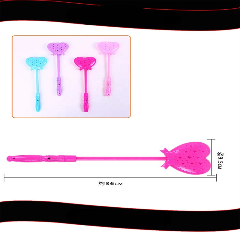 Heart Magic Sticks Toy Cheap LED Flashing Light Wand Party Birthday Christmas Decorations Plastic Girls Boys Princess Inspired
