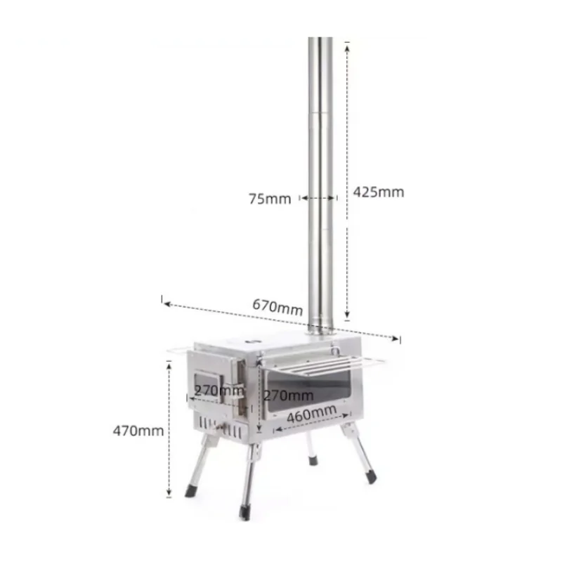 Hot Selling Camping Tent Stove New Design Hot Tent Stove Outdoor Tent Camp Stove