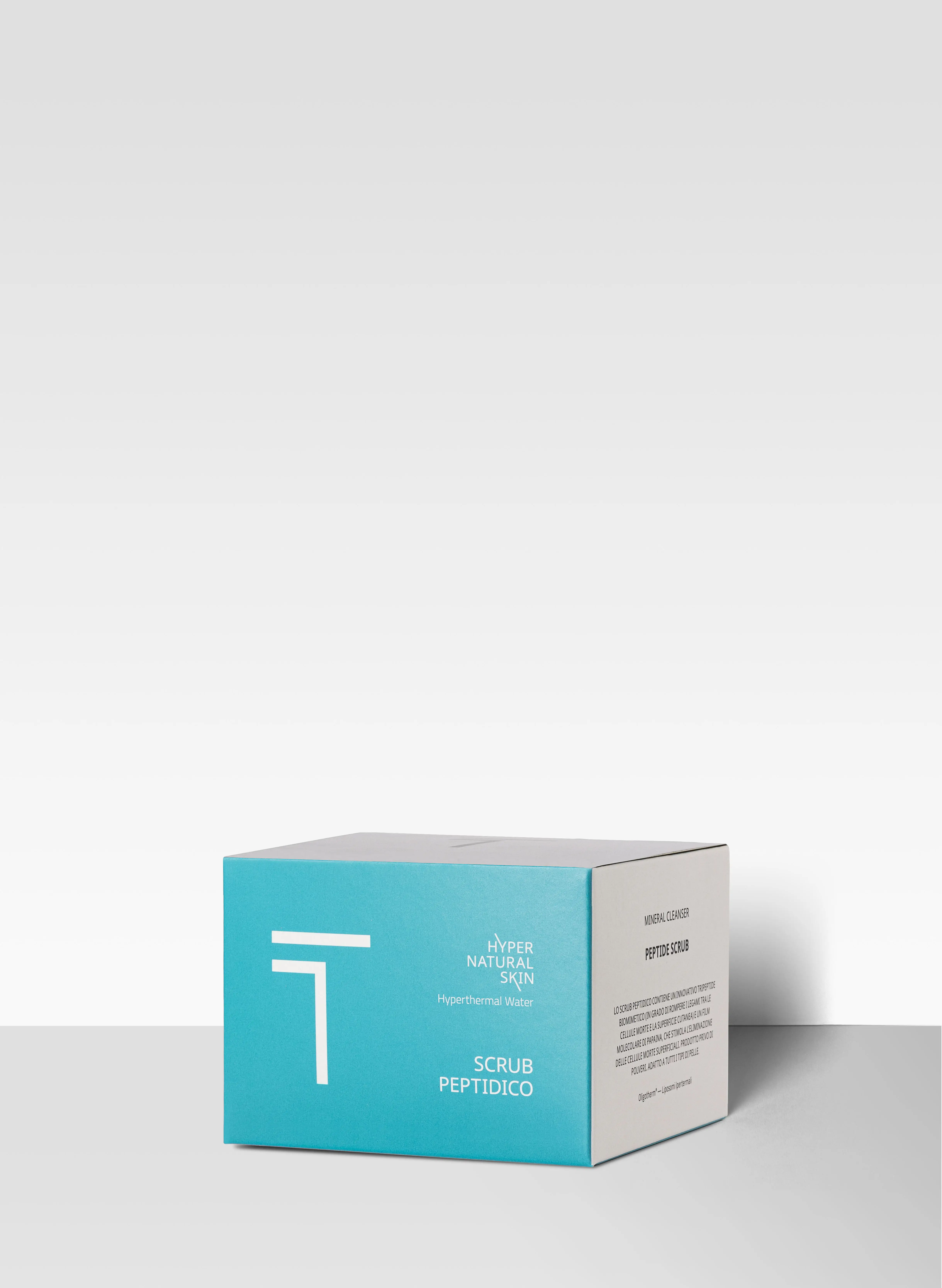 Italy Brand Premium Quality Natural Skin Care Tools Smoothing And Anti-aging Peptidic Scrub For Daily Use Thermal Water