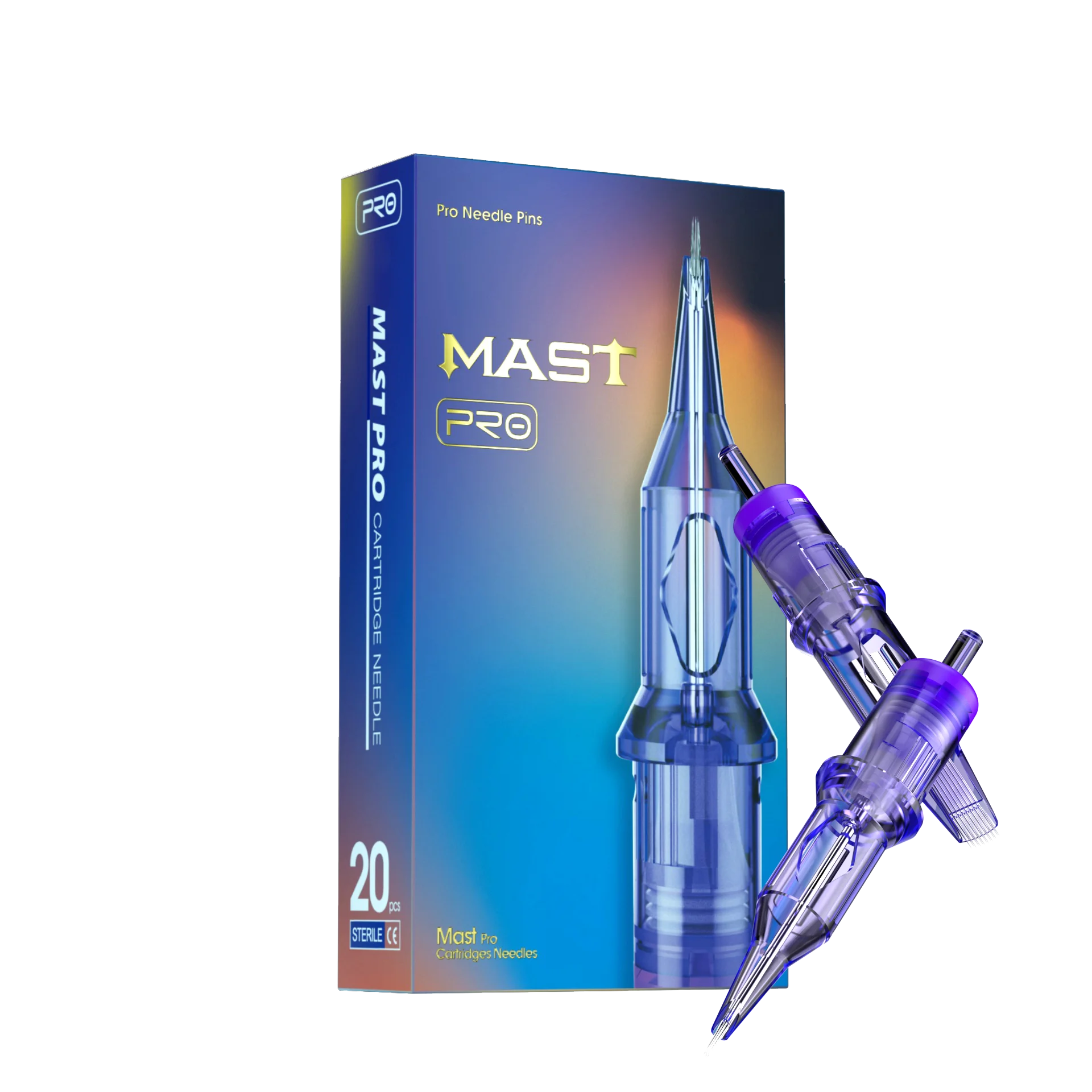Mast Pro Tattoo Cartridges Needles Tattoo Supply 0.30MM Round Liner- Box of 20