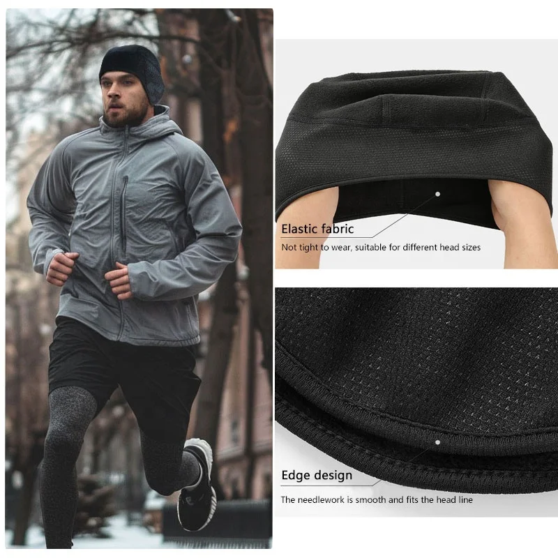 Adult Autumn Warm Boys New Polar Fleece Beanie Running Ski Girls Women Man Hat Winter Cap Custom For The Cold Unisex With Logo