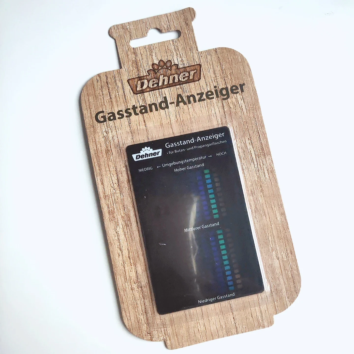 Household Magnetic Gas Level Indicator with Temperature Reading for Propane, Butane, and LPG Tanks