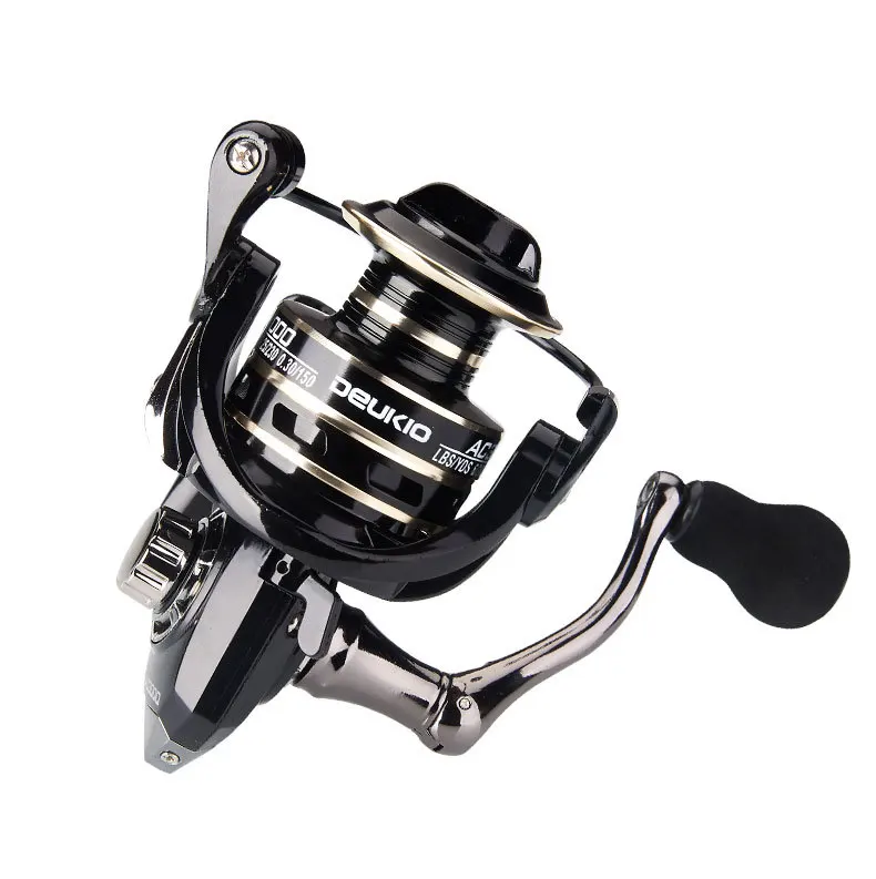 DEUKIO Spinning reel High quality fishing  stuff 2000-7000 size  metal EVA anti slip grip pill